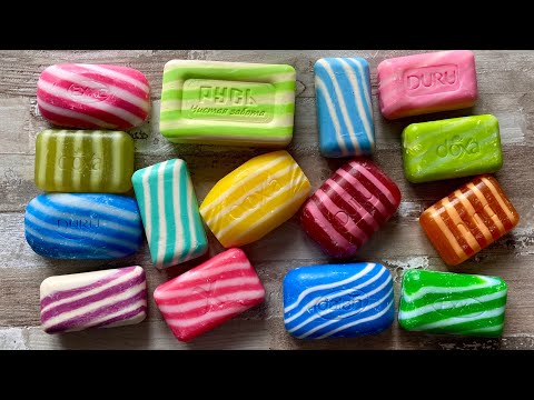 Видео: ASMR Soap cutting | Soap Carving|Резка мыла  | ASMR
