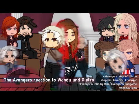 Видео: Реакция Мстителей на Ванду и Пьетро - Avengers reaction to Wanda and Pietro || Kiara_Prime ||