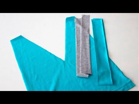 Видео: Как из двух простых полосок ткани сделать изысканный мысик. Секрет, о котором знают не все портнихи