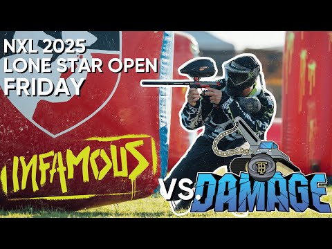 Видео: Tampa Bay Damage против Los Angeles Infamous | NXL Lone Star Open — пятница, 12 сентября 2025 г.