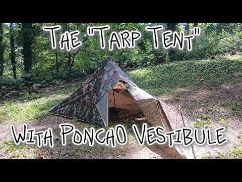 Видео: Tarpology-Пончо-тамбур "Tarp Tent" для полного закрытия