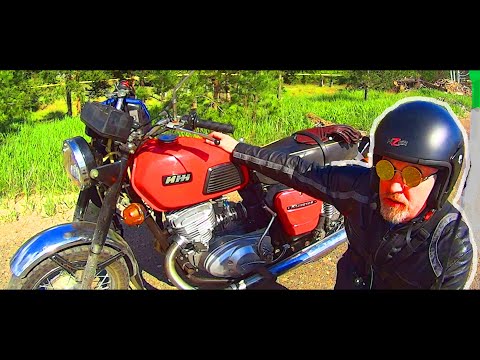 Видео: ОН НИКОГДА ТАК НЕ ЕХАЛ! ИЖ ПЛАНЕТА -=ЧЕТВЁРОЧКА=- НА PW-K32.