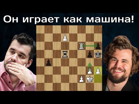 Видео: Опять выдал 99% 😎 М.Карлсен  - Я.Непомнящий 🏆 Champions Chess Tour AI Cup 2023 ♟1/2♟Шахматы