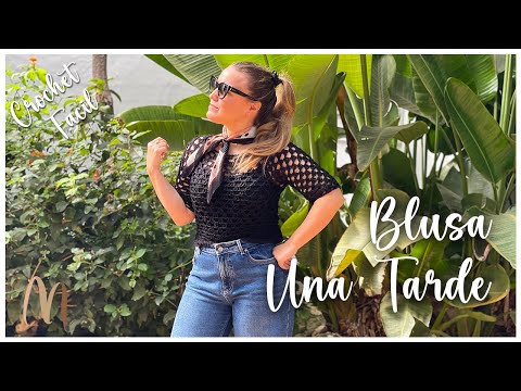 Видео: Свяжи со мной блузу “За Один Вечер”! 💕 Нежный, удобный и очаровательный дизайн крючком 🧶