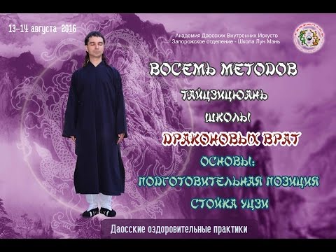 Видео: 1/0 Восемь Методов Лун Мэнь. Основы Тайцзицюань. Подготовительная позиция: Стойка Уцзи