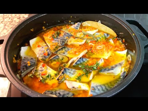 Видео: Скумбрия Эскабеш (Escabeche) - Испанский/Французский Рецепт