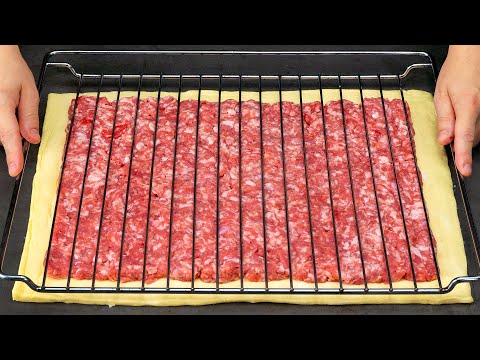 Видео: Никто не догадается, как вы это приготовили! Быстрая закуска с фаршем