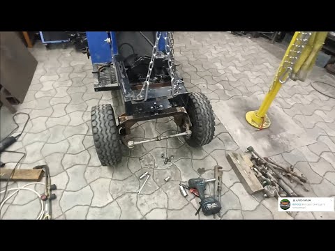 Видео: Колёса с кАры рулят ( передняя балка установка и жЁсткие испытания ) #Фсёпро100