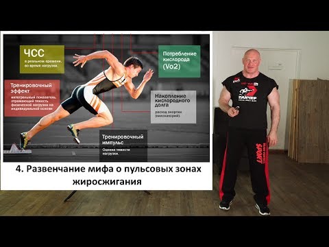 Видео: 4. Развенчание мифа о пульсовых зонах жиросжигания.
