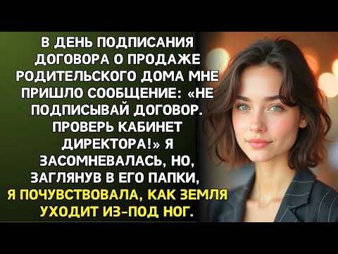 Видео: Не подписывай договор о продаже  Проверь кабинет директора! Я засомневалась, но заглянув в его п
