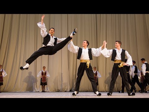 Видео: Сюита греческих танцев «Сиртаки». ГААНТ имени Игоря Моисеева.