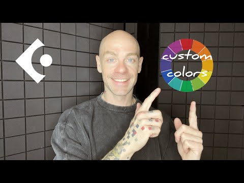 Видео: как назначить разные цвета в cubase (color)