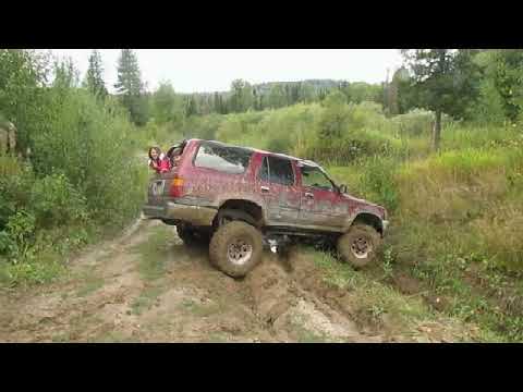 Видео: гора Барсук 2020 часть первая. бездорожье на сток ниве и подготовленный тойота сурф!