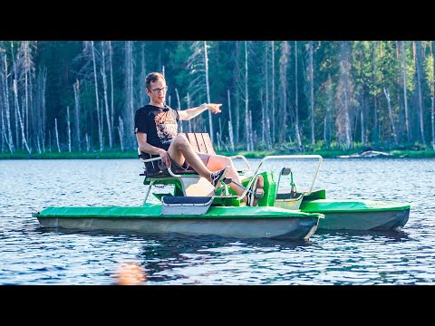 Видео: НА ХУТОРЕ ПОЯВИЛСЯ КАТАМАРАН И ШКУРА БОБРА.