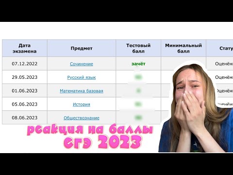 Видео: смотрю баллы егэ 2023 | много эмоций!