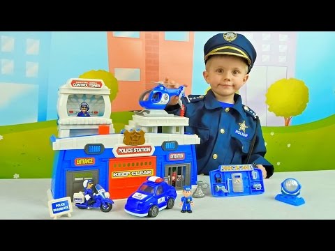 Видео: Полицейский Даник и детская форма полиции - Видео для ребёнка на канале Курносики Junior