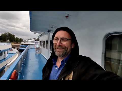 Видео: 22.06.23г.Углич. Переход с теплохода "Княжна Анастасия" на теплоход "Леонид Красин" @mosturflot