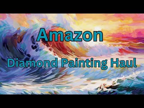 Видео: Распаковка алмазных картин на Amazon — Распаковка — Diamond Art Club — Бюджетный вариант — Diamon...