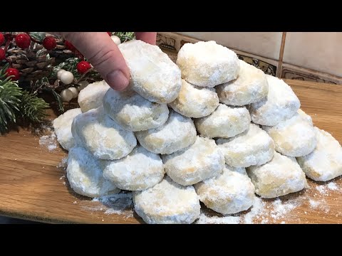 Видео: Деревенское печенье «ТАЮЩИЙ СНЕГ» действительно тает во рту! Наш старый проверенный рецепт
