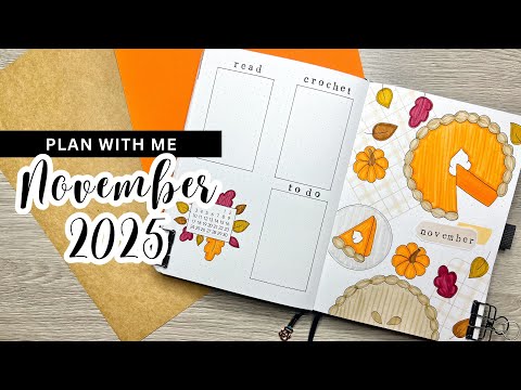 Видео: Планируйте вместе со мной || Настройка Bullet Journal на ноябрь 2025 г.