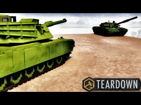 Видео: БИТВА ТАНКОВ Т90 vs АБРАМС в TEARDOWN