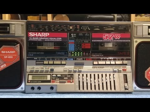 Видео: Sharp GF-800 после глубокого восстановления