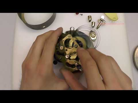 Видео: Будильник Витязь СССР 4 камня