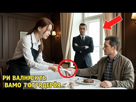 Видео: МИЛЛИАРДЕР ПОД ПРИКРЫТИЕМ ЗАКАЗАЛ СТЕЙК — НО ОФИЦИАНТКА ПЕРЕДАЛА ЗАПИСКУ, КОТОРАЯ ЕГО ОШЕЛОМИЛА! 