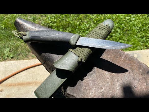 Видео: Morakniv Companion MG гостримо в спуски.