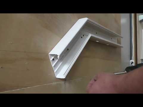 Видео: Монтаж кабель канала 100х60