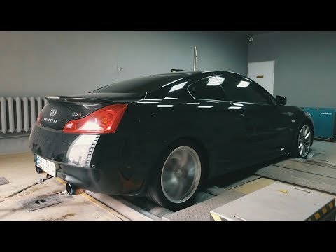 Видео: Реальная мощность Infiniti G37s ...  Гонка с "Caddy" на метаноле ....