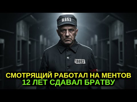 Видео: СМОТРЯЩИЙ БЕЛОГО ЛЕБЕДЯ 12 ЛЕТ СДАВАЛ БРАТВУ МЕНТАМ - ВОРОВСКАЯ МЕСТЬ НАСТИГЛА ПРЕДАТЕЛЯ В КАРЦЕРЕ!