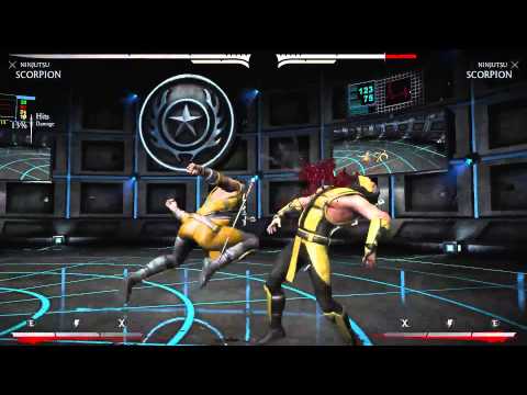 Видео: Mortal Kombat X - Скорпион Ниндзюцу Комбо Урок (Scorpion Ninjutsu)