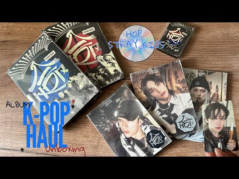 Видео: Stray Kids HOP unboxing - Распаковка альбомов - limited, regular, accorodion, nemo