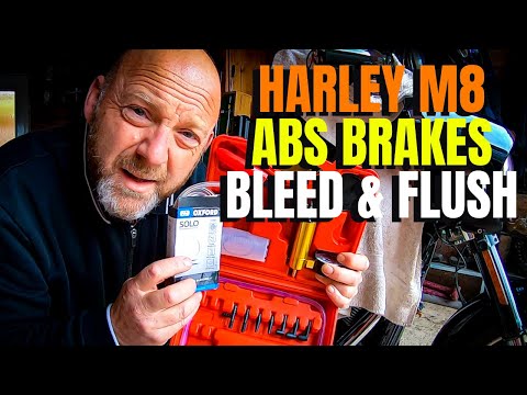 Видео: Как промыть и прокачать тормоза с ABS на мотоциклах Harley Davidson M8 Softails и Tourers