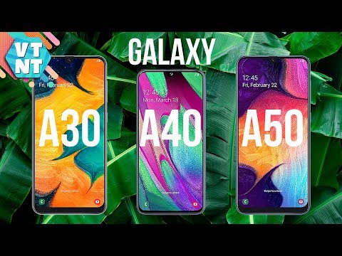 Видео: Samsung Galaxy A30 vs A40 vs A50 Сравнение. Какой выбрать?