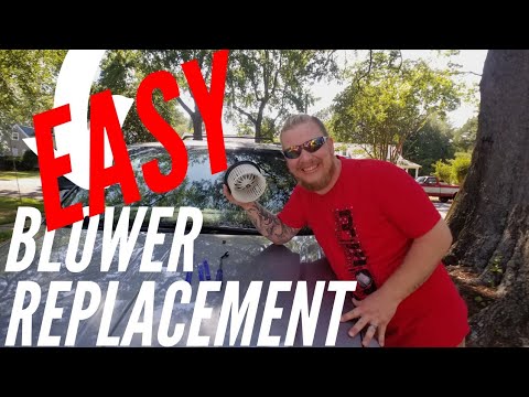 Видео: Замена электродвигателя заднего вентилятора Chrysler Town and Country 2014 года стала проще