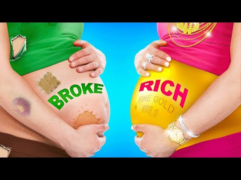 Видео: Бідна Вагітна VS Багата Вагітна | Як Гіга Багатій Знайти Друзів у Тюрмі