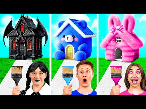 Видео: Домики Одного Цвета Челлендж | Смешные Cитуации от Crazy DO