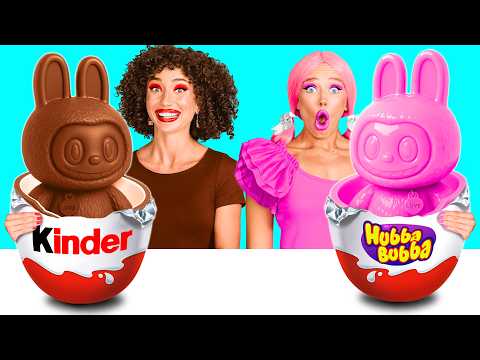 Видео: Жевательная Резинка vs Шоколадная Еда Челлендж | Вкусные Кухонные Рецепты от BaRaDa Challenge