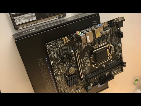 Видео: Распаковка материнской платы MSI H510M PRO - E под сокет LGA 1200 купил крайне дёшево к i3 10100f