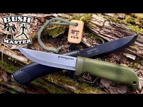 Видео: Нож Cold Steel Finn Hawk против Mora Bushcraft Black. Ножи для леса.