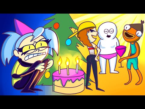 Видео: МОИ ПРОБЛЕМЫ ДНЯ РОЖДЕНИЯ В НОВЫЙ ГОД (Анимация)