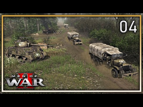 Видео: Men of War 2 / В тылу врага 3 | Фалезский мешок | Конвой #4