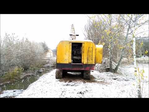 Видео: Старый экскаватор Драглайн эо 5111б. Углубляем канал.