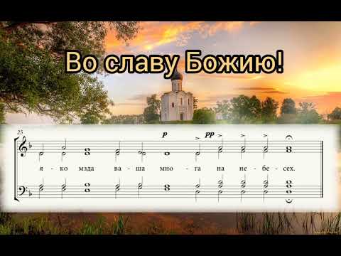 Видео: "Во царствии Твоем" Мироносицкий (сопрано)