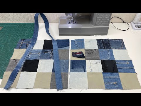 Видео: Превратите старые джинсы в стильную сумку! Экошитьё!
