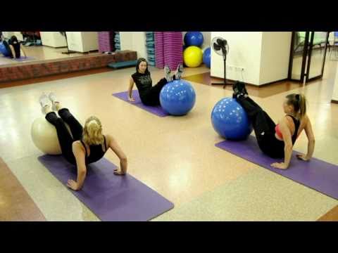 Видео: Функциональная тренировка с фитболом-2, Ольга Бабич
