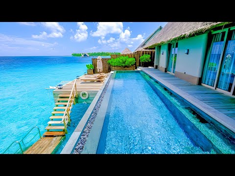 Видео: JOALI Maldives, Ультра-роскошный островной курорт и отель, Удивительная вилла над водой