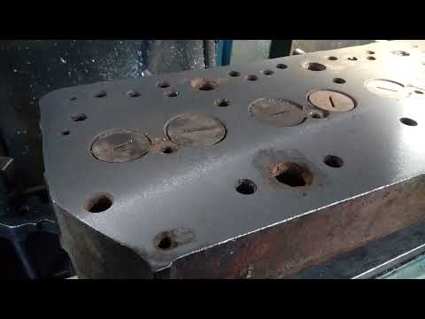 Видео: Фрезерую чугунную ГБЦ (головку) от МТЗ 80